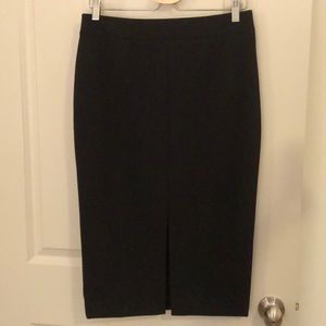 Ann Taylor long pencil skirt with front slit